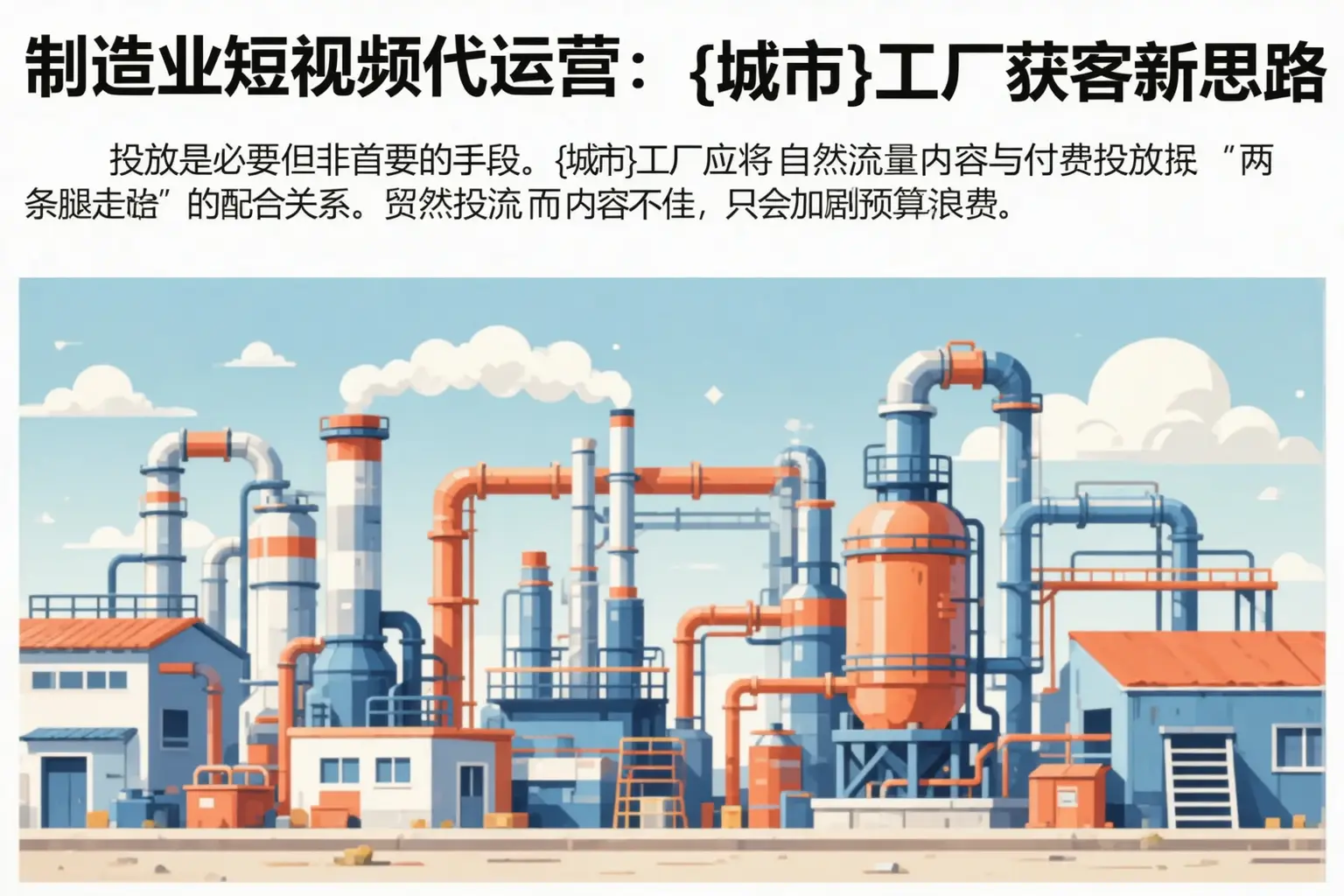 制造业短视频代运营：吉州工厂获客新思路